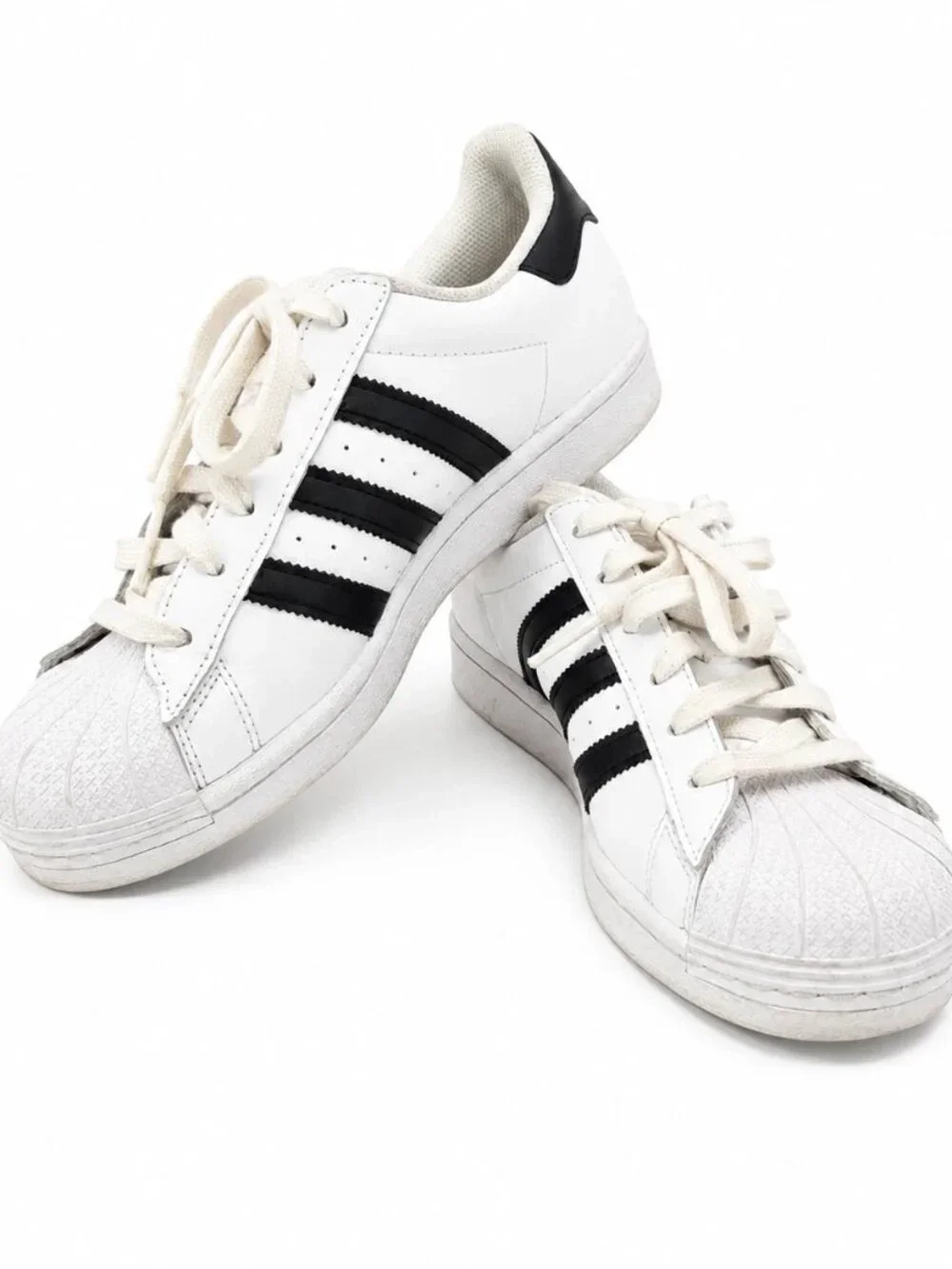 Adidas Superstar Men's 6.5 Shoes White Leather Low Top Sneakers